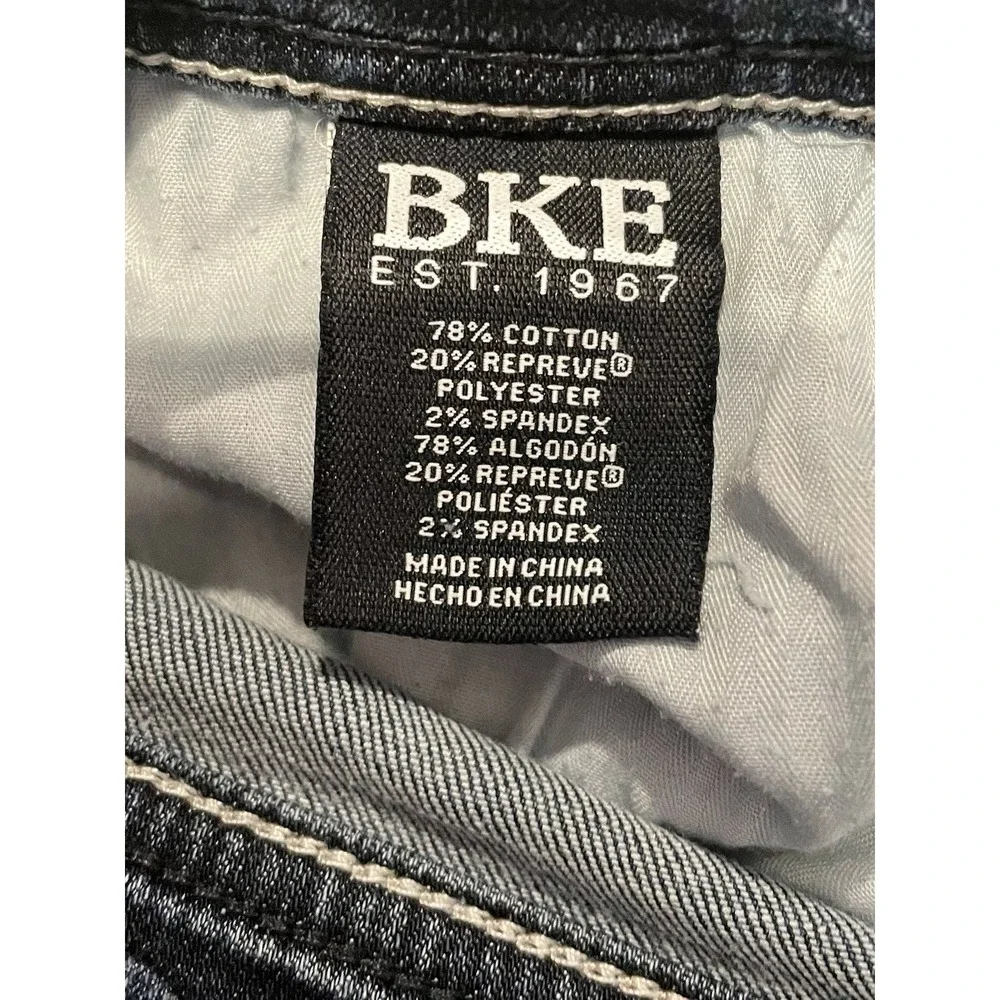 BKE BUCKLE Jean Men 30x32 Blue Wash ALEC Straight Leg Regular Fit Stretch Cowboy
